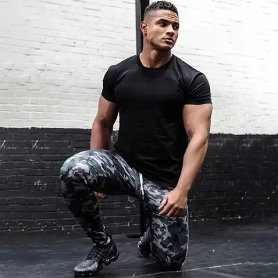 Camouflage Hose Mit Seitenstreifen