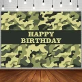 Camouflage Party Backdrop