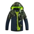 Camouflage Softshell Jacke Kinder