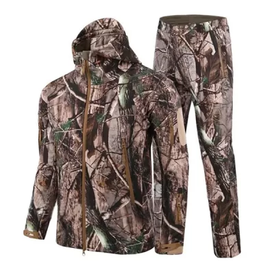 Camouflage Waterproof Jacket And Trousers