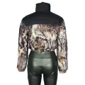Cropped Camo Puffer Jacket