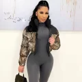 Cropped Camo Puffer Jacket