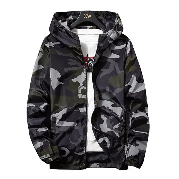 Dark Green Camo Jacket