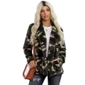 Fleecejacke Camouflage Damen