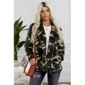 Fleecejacke Camouflage Damen