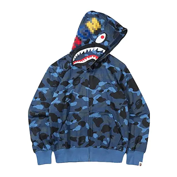 Navy Camo Hoodie
