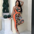 Orange Camo Jumpsuit
