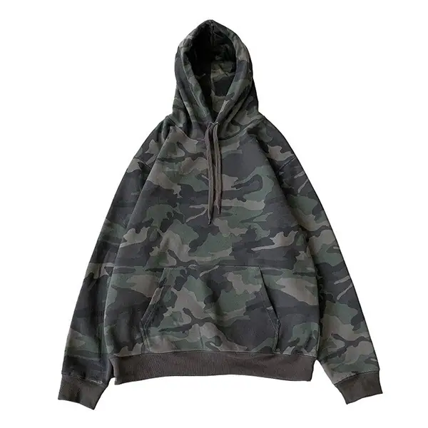 Oversized Camo Hoodie