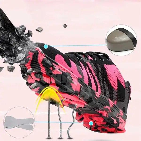Pink Camo Shoes