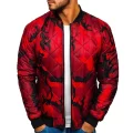 Red Camo Bomber Jacket