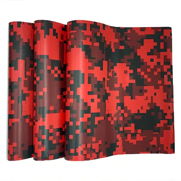 Red Digital Camo Wrap