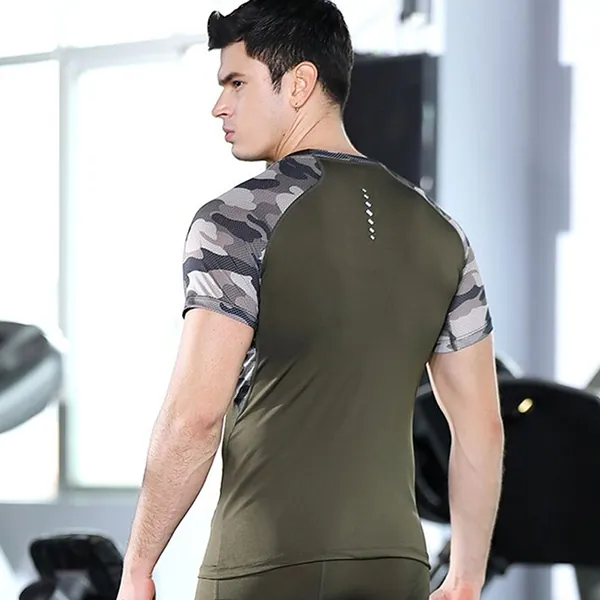 Shirt With Camo Sleeves