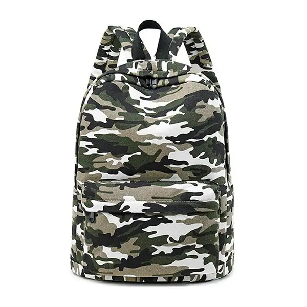 White Camo Backpack