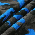 blue camouflage fabric