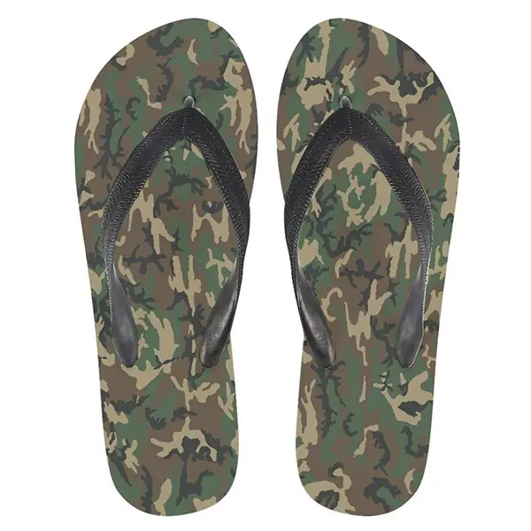 camo flip flops