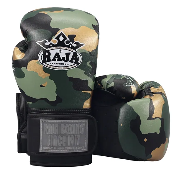 camouflage boxing gloves