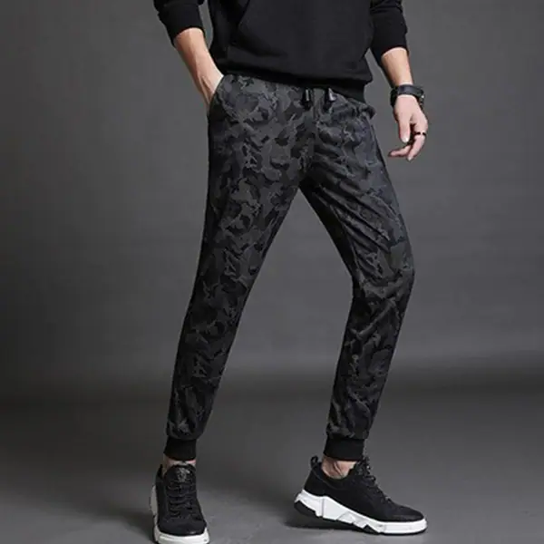 camouflage track pants