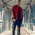 red camouflage jacket