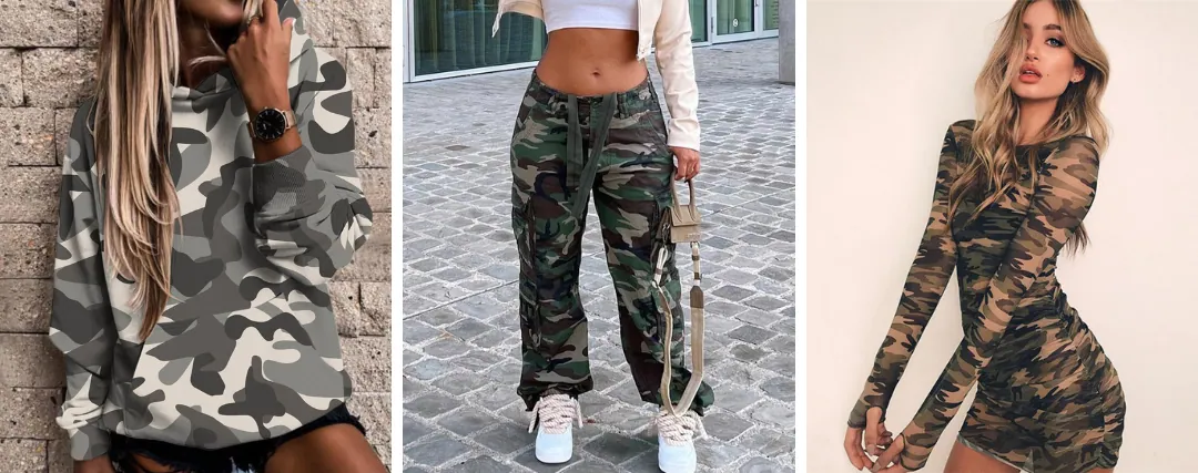 Die besten Camouflage-Outfits für Frauen