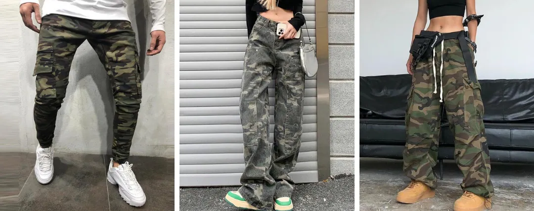 Womit kann man eine Camouflage-Jeans tragen
