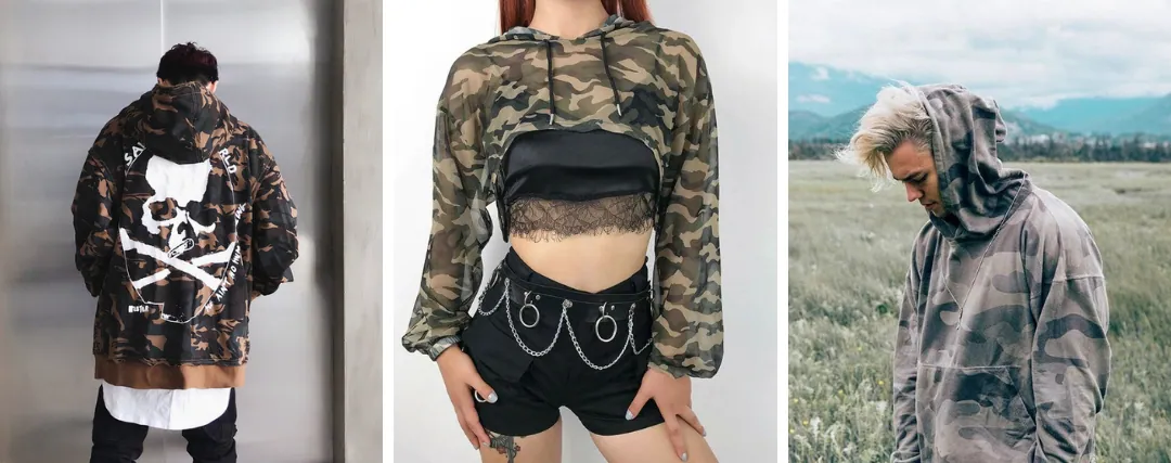 Womit kann man einen Camouflage-Sweater tragen