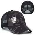 multicamo black trucker hat