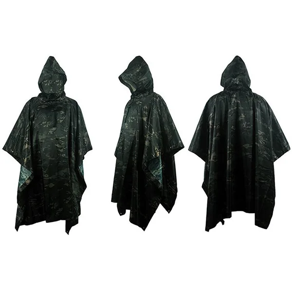 MultiCamo Black Poncho