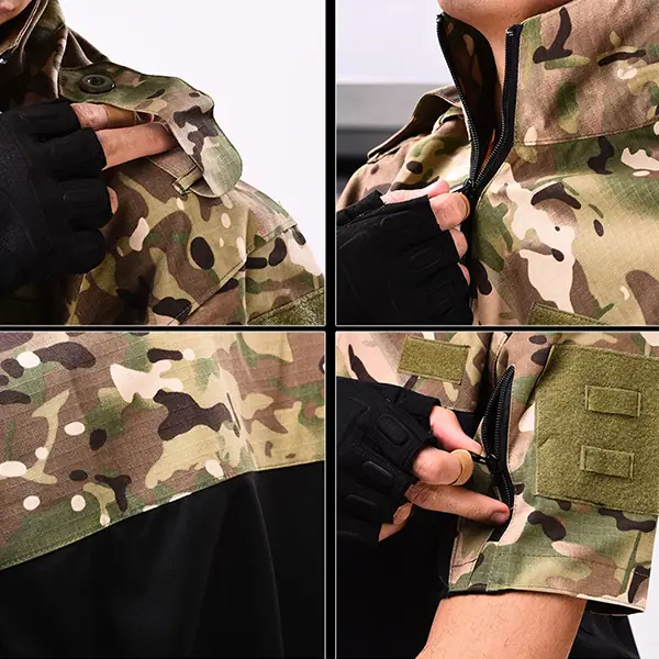 multicamo polo shirt